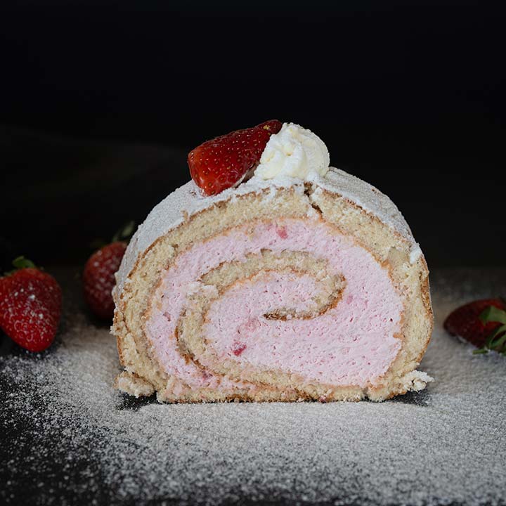 Erdbeerroulade